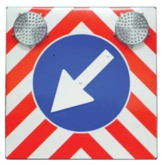 Pflichtschild für Betriebsfahrzeuge 90 x 90 Abb. 398 Blech 2 cl.2 pr. mit 2 LED-Lampen m200 gelb Pflichtschild für Betriebsfahrzeuge 90 x 90 Abb. 398 Blech 2 cl.2 pr. mit 2 LED-Lampen m200 gelb von 3G ITALIA