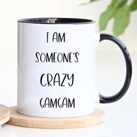 Gam Tasse, Kaffeetasse, Geschenk Für Gam, Großeltern Geschenk, Lustige Oma Crazy Familien Scherz von 3Inspiredesigns