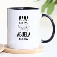 Mama, Erster Becher Aus Demaboela, Neues Geschenk Für Sie, Neue Geschenkidee, Zur Schwangerschaft, Mama von 3Inspiredesigns