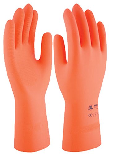 Internationale 3L. Protex 3121 T-9 – Handschuh Quimico L09 – 32 cm nat. floc. Protex Latex Nar 3L von 3L