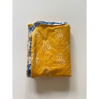 Gelb Kleinkind Decke Minky Babydecke Babypartygeschenk Hippie Gelb Baby Bunte Sonnenschein Und Wolken Großes von 3LemonsCo