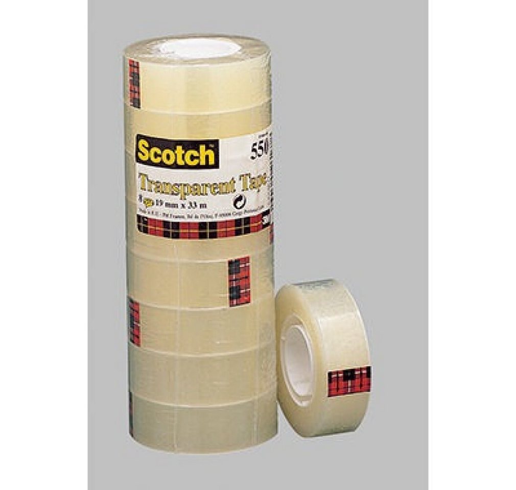 3M Deuschland GmbH Papierscheren Scotch Klebefilm 550 5501933 19mmx3 tr Maße: 19 mm x 33 m (B x L) von 3M Deuschland GmbH