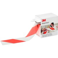 3M Deutschland Absperrband 70mmx100m, rot-w 596615 (Rolle 100m) von 3M Deutschland