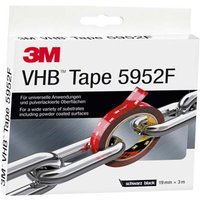 3M Deutschland Klebeband doppelseitig 19mmx3m,sw,f.Pulverl 5952193 - 7100211813 von 3M Deutschland