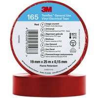 3M Deutschland PVC Elektro-Isolierband 165RD6E Temflex165 rot19X25 von 3M Deutschland