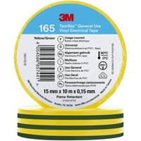 3M Deutschland PVC Elektro-Isolierband 165YG1E Temflex165 gngb15X10 von 3M Deutschland