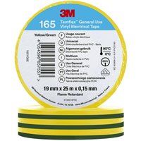 3M Deutschland PVC Elektro-Isolierband 165YG6E Temflex165 gngb19X25 von 3M Deutschland