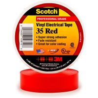 3M Deutschland PVC Elektro-Isolierband 19 mm x 20 m, rot Scotch 35-19X20RDNEW von 3M Deutschland