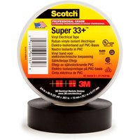3M Deutschland PVC Elektro-Isolierband 19 mm x 6 m, sw ScotchSuper33+ 19x6 - 7000058432 von 3M Deutschland