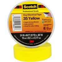 3M Deutschland PVC Elektro-Isolierband 19mm x 20 m Scotch 35-19x20 gelb von 3M Deutschland