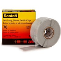 3M Deutschland Silikon Isolierband 25 mm x 9 m,hellgrau Scotch 70 25x9 - 7000006225 von 3M Deutschland