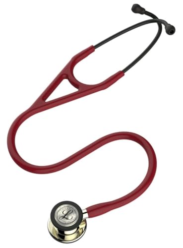 3M™ Littmann® Cardiology IV™ Stethoskop mit Kostenlos Lasergravur (Burgund - Champagner - 6176) von 3M Littmann