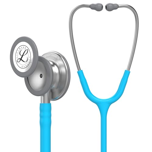 3M Littmann Classic III Stethoskop zur Überwachung, 5835 türkisfarbener Schlauch, 69 cm von 3M Littmann