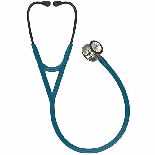 3M Littmann Cardiology IV Stethoskop mit Gratis Gravur und Penlight (Karibikblau/Champagne Edition) von 3M Littmann