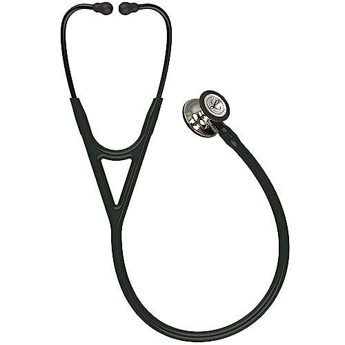 3M Littmann Cardiology IV Stethoskop mit Gratis Gravur und Penlight (Schwarz/Champagne Edition) von 3M Littmann