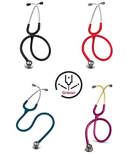 3M Littmann Classic II Säuglingsstethoskop MIT GRAVUR (verschiedene Farben) (Karibikblau) von 3M Littmann