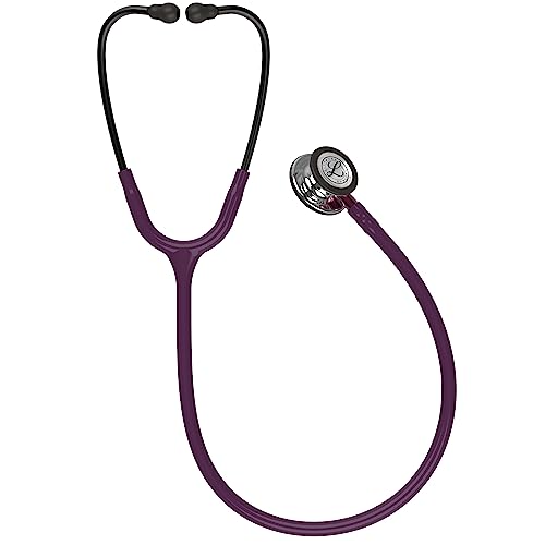 3M Littmann Classic III Stethoskop mit Gratis Gravur und Penlight (Pfaume/Mirror Edition) von 3M Littmann