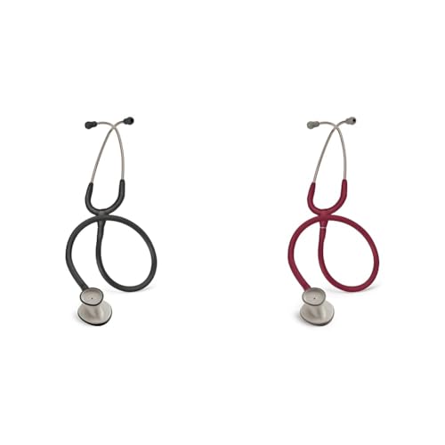 3M Littmann Lightweight II S.E. Stethoskope, 2450, schwarzer Schlauch, 70 cm, Stück & Lightweight II S.E. Stethoskope, 2451, burgunderroter Schlauch, 70 cm, 1 Stück von 3M Littmann