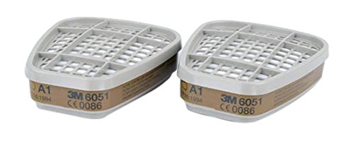 3 M 3 M 6051 A1 Filter für 6/7000 (4 Stück), EN-Sicherheit zertifiziert von 3M