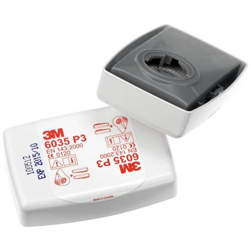 3 M 6035 P3 R Partikelfilter En 143 Din 143 Mundschutz Atemschutzfilter Schutz B-Ware von 3M