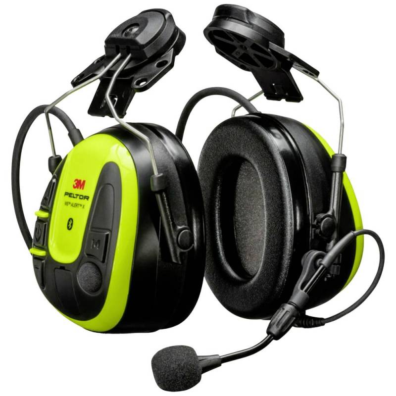 3 M Peltor Ws Alert X Headset Hörschutz Hellgelbe Schalen Befestigung Schutzhelm B-Ware von 3M