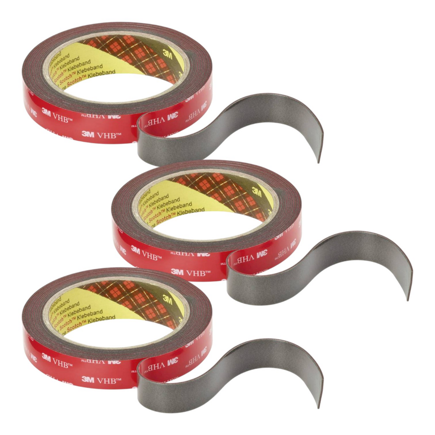 3 M Vhb Doppelseitiges Klebeband Hochleistungs Verbindungssystem 3 Stück B-Ware 3 M Vhb Doppelseitiges Klebeband Hochleistungs Verbindungssystem 3 Stück B-Ware von 3M