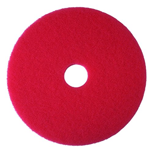 3 M rot Puffer Pad 5100, Boden Puffer Verwenden, Maschine (Fall von 5), 11 Inches, rot, 5 von 3M