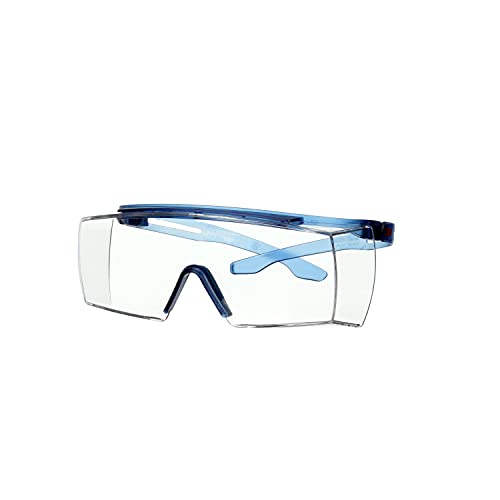 3M™ SecureFit™ 3700 Überbrille, blaues Gestell, Antikratz-Beschichtung+ (K), klare Scheibe, SF3701ASP-BLU von 3M SecureFit