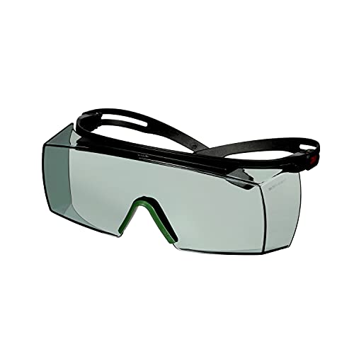 3M™ SecureFit™ 3700 Überbrille, schwarzes Gestell, Antikratz-Beschichtung + (K), graue Schweißscheibe mit Schutzstufe IR 1.7, SF3717ASP-BLK von SecureFit