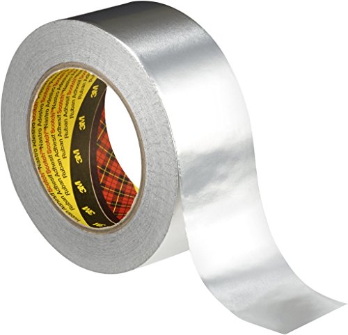 3M 1436 Weichaluminium-Klebeband, 100 mm x 50 m, Silber (8-er Pack) von 3M