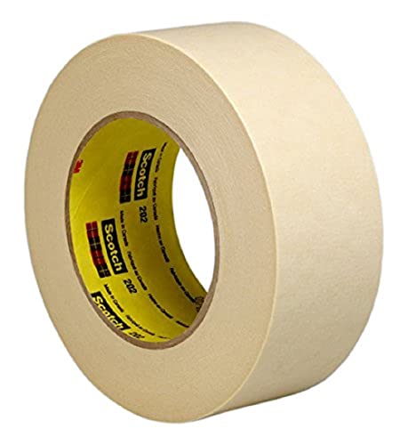 3M 202 Kreppklebeband, 48 mm x 50 m, Beige (20-er Pack) von 3M