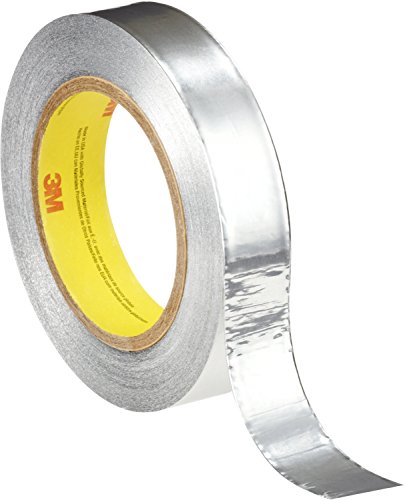 3M 425 Weichaluminium-Klebeband, 25 mm x 55 m, Silber (1-er Pack) von 3M