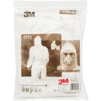 4515WL Schutzanzug 4515 Kleider-Größe: l Weiß - 3M von 3M