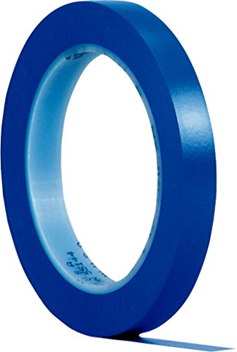 3M 471 Hochwertiges Weich-PVC-Klebeband, 6 mm x 33 m, Blau (144-er Pack) von 3M