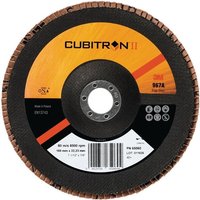 3M 65056 Fächerscheibe Cubitron II 967A D. 125 mm Körnung 80 konisch INOX Kerami von 3M