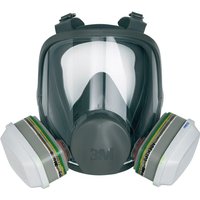 3M - 7100015051 Atemschutzvollmaske 6800 – Serie 6000 en 136 ohne Filter Gr.M von 3M