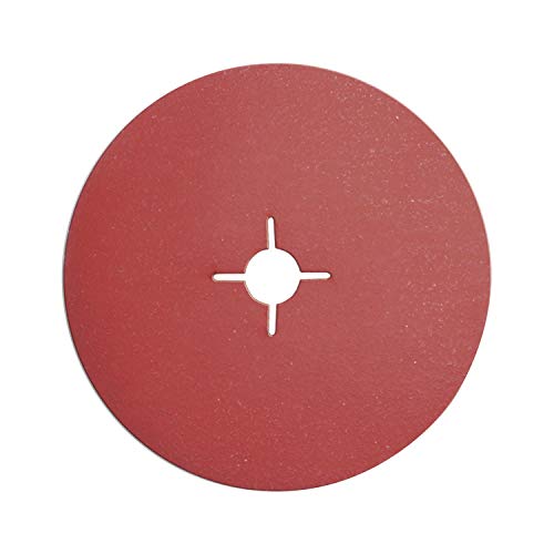 3M 727413 Fiberscheibe Cubitron 987C ø 125 x 22 mm Korn 60 für Metallschliff, rot von 3M