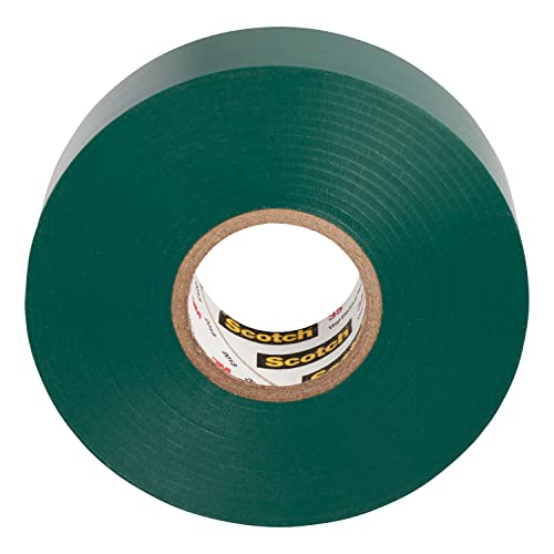 3M 80611211576 35 Scotch Elektro Isolierband, Vinyl, 19 mm x 20 m, Grün von 3M