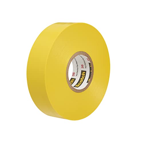 3M 80611211592 35 Scotch Elektro Isolierband, Vinyl, 19 mm x 20 m, Gelb 3M 80611211592 35 Scotch Elektro Isolierband, Vinyl, 19 mm x 20 m, Gelb von Scotch
