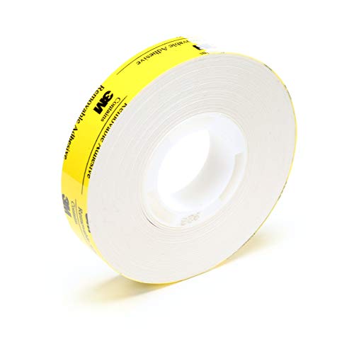 3M 928 ATG Klebstoff-Film, wiederlösbar, 12 mm x 16.5 m, Weiss (12-er Pack) von 3M