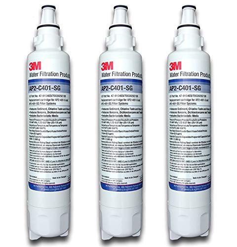 3M AP2-C401-SG Wasserfilterkartusche mit Kalkhemmer, kompatibel mit Lincat-Kesseln der F-Serie, Lincat Filterflow | 1 Mikron | 47-915403, 569594 (3) von 3M