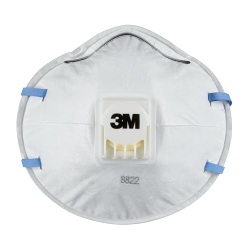 3M Atemschutzmaske 8822PRO5, FFP2, für Handschleifen und Elektrowerkzeugarbeit, 5 Stück von 3M