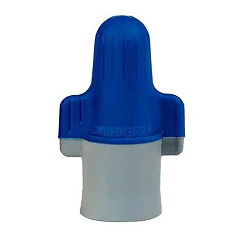 3M B/G Scotchlok Drehverbinder, 2,5 mm² bis 16 mm², Blau/Grau (50-er Pack) von 3M