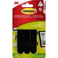 3M Command™ Bilder-Montage Strips Schwarz Inhalt: 4 Paar von 3M