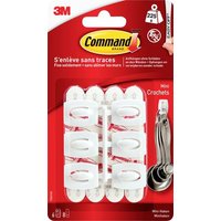 3M Command™ Mini-Haken (L x B x H) 29 x 22 x 11mm Weiß Inhalt: 6St. von 3M