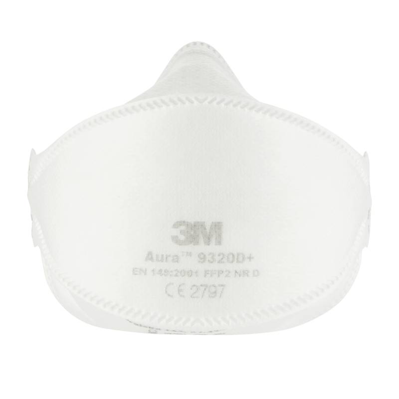 3M FFP2-Atemschutzmaske '9320D+' ohne Ventil 3 Stück von 3M