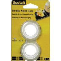 Scotch FT-5100-4927-1 136R2 Doppelseitiges Klebeband Scotch® 665 Transparent (L x B) 6.3m x 12mm 2S von Scotch