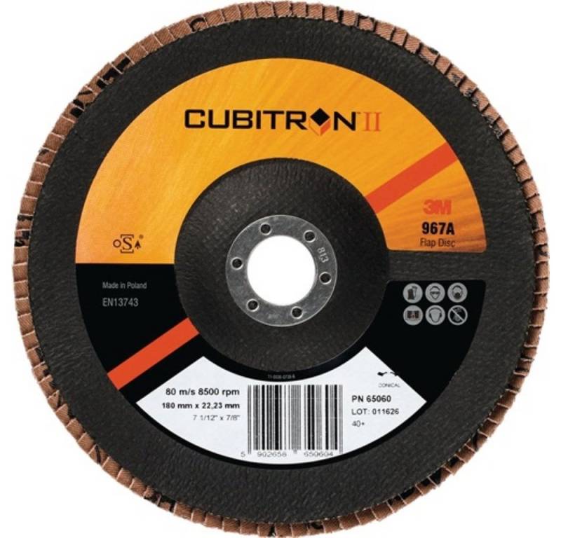 3M Fächerscheibe 10er Pack 3M 65056 Fächerscheibe Cubitron II 967A D. 125 mm Körnung von 3M