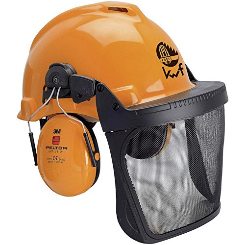 3M Forstschutzhelm mit integriertem Visier Orange Forest XA007707319 3M Forstschutzhelm mit integriertem Visier Orange Forest XA007707319 von 3M