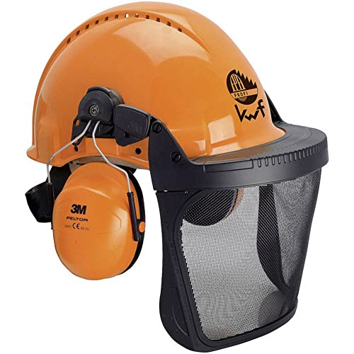 3M G3000MOR31V5B 3M0315B Forstschutzhelm G3000M mit Gehörschutz H31P3E und Visier, Orange 3M G3000MOR31V5B 3M0315B Forstschutzhelm G3000M mit Gehörschutz H31P3E und Visier, Orange von 3M